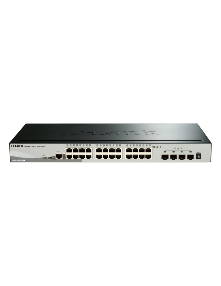D-Link DGS-1510-28X Smart Managed Switch [24x Gigabit Ethernet, 4x 10 Gbit/s SFP+]