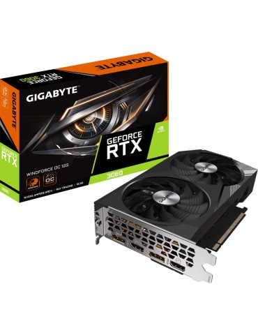 GIGABYTE GeForce RTX 3060 Windforce OC 12G Grafikkarte - 2x DisplayPort/2x HDMI