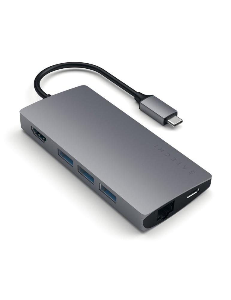 Satechi Type-C Multi-Port Hub 4K Ethernet V2 space gray