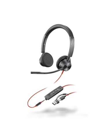 Poly Blackwire 3325 USB-C HS +3.5mmP +USB-C/A