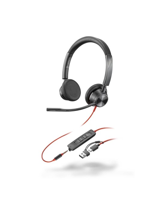 Poly Blackwire 3325 USB-C HS +3.5mmP +USB-C/A