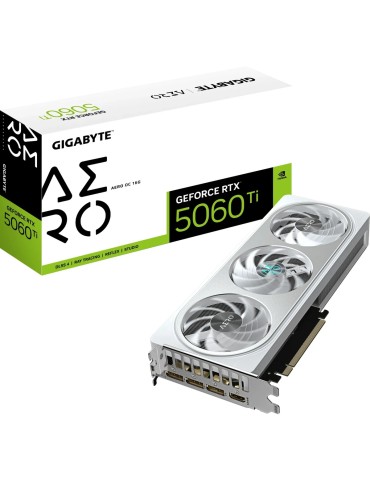 GIGABYTE GeForce RTX 5060 Ti 16GB Aero OC - 12GB GDDR7, HDMI, 3x DP