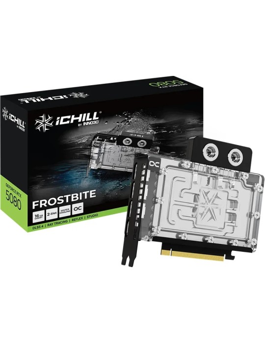 INNO3D GeForce RTX 5080 iCHILL Frostbite - 16GB GDDR7, HDMI, 3x DP