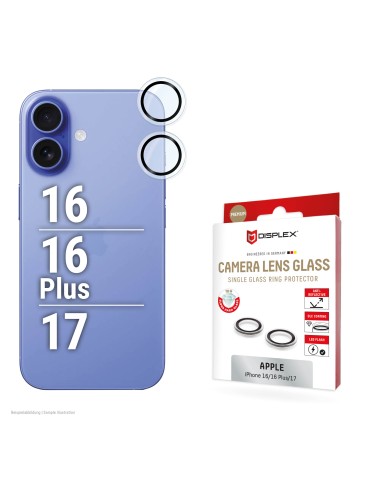 DISPLEX CamGlass Single Lens iPhone 16/16 Plus/17