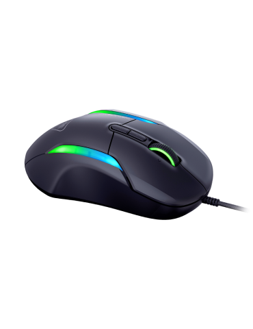 Turtlebeach Kone II ergonomische RGB-Gaming-Maus mit 4D-Scrollrad, schwarz
