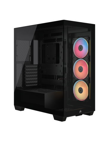 CORSAIR 3500X LX-R RGB iCUE LINK schwarz | PC-Gehäuse