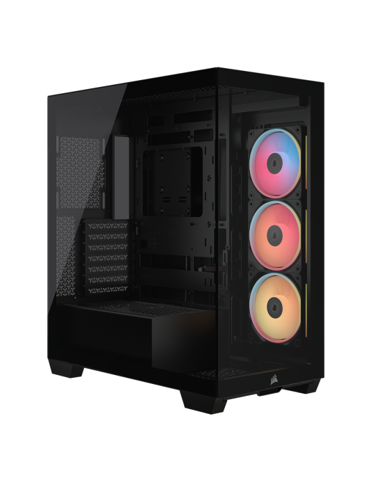 CORSAIR 3500X LX-R RGB iCUE LINK schwarz | PC-Gehäuse