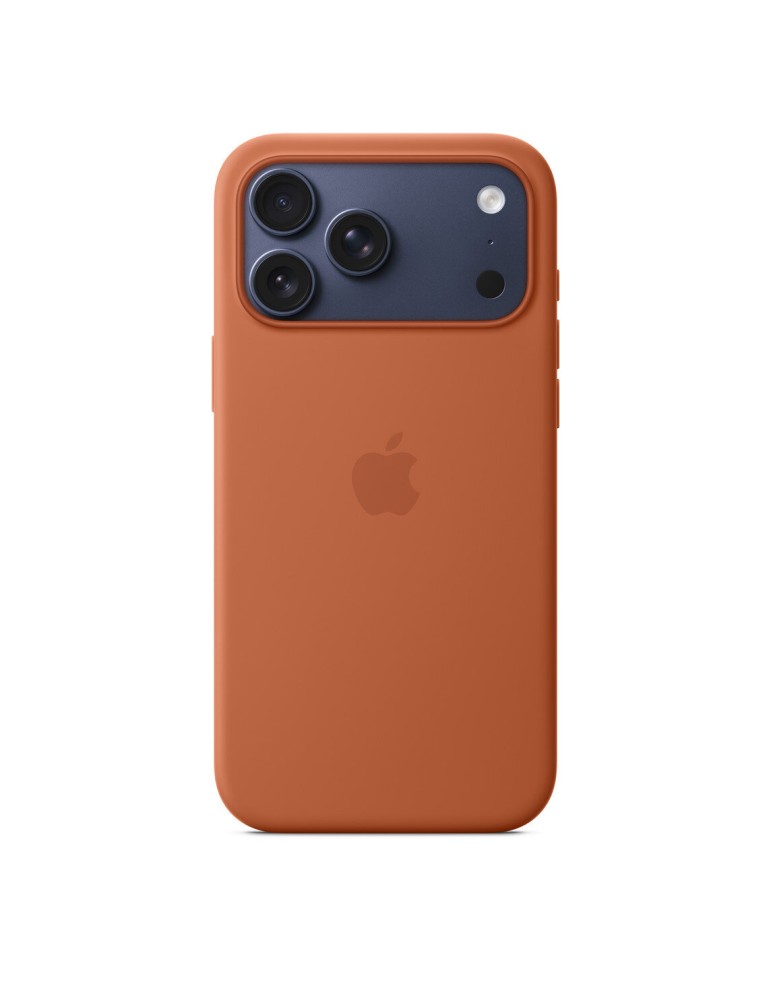 Apple Silikon Case iPhone 17 Pro Max mit MagSafe terracotta