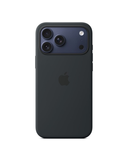 Apple Silikon Case iPhone 17 Pro Max mit MagSafe schwarz