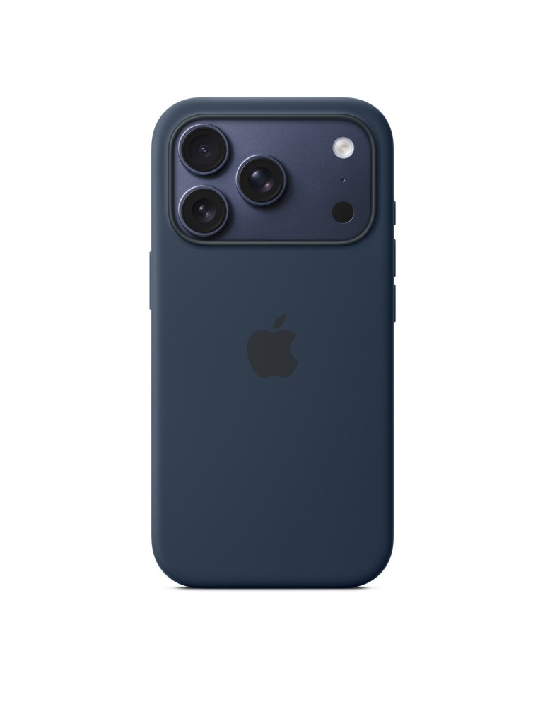Apple Silikon Case iPhone 17 Pro mit MagSafe mitternacht
