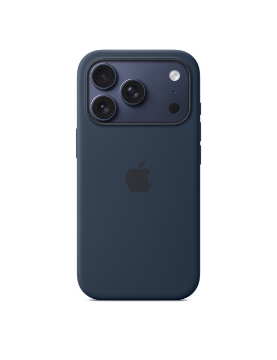 Apple Silikon Case iPhone 17 Pro mit MagSafe mitternacht