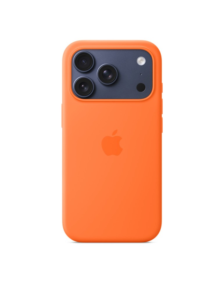 Apple Silikon Case iPhone 17 Pro mit MagSafe orange