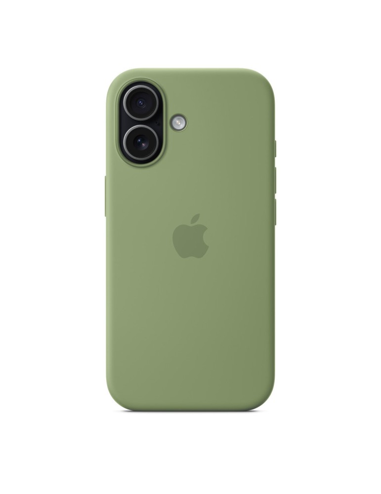 Apple Silikon Case iPhone 17 mit MagSafe hellmoosgrün