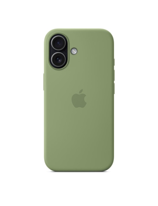 Apple Silikon Case iPhone 17 mit MagSafe hellmoosgrün