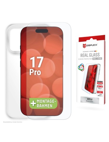 DISPLEX Glas + Schutzhülle für Apple iPhone 17 Pro