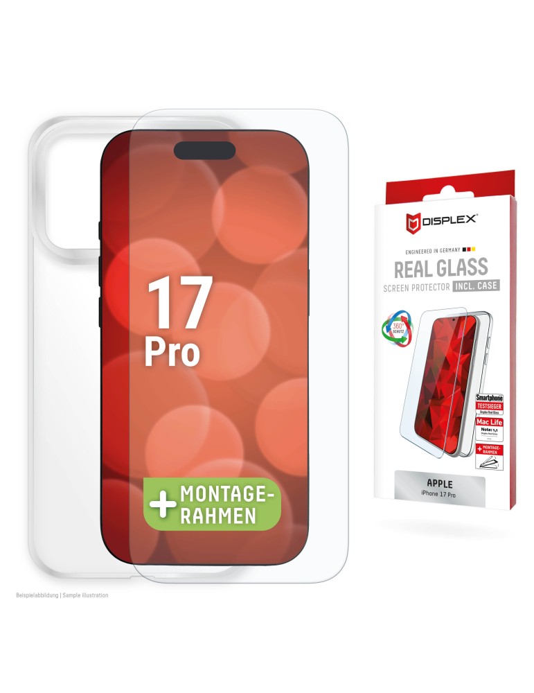 DISPLEX Glas + Schutzhülle für Apple iPhone 17 Pro