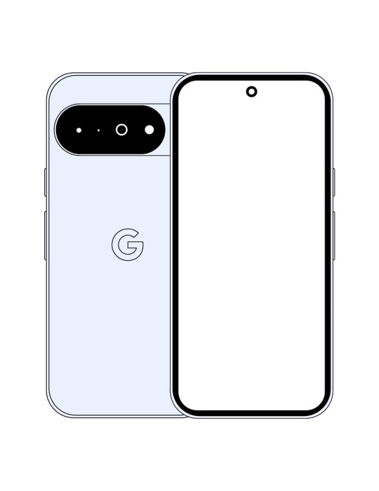 Google Pixel 10 256GB Frost 16cm (6,3") OLED Display, Android 16 / Pixel UI, 48MP Triple-Kamera