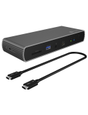ICY BOX 10 in 1 Thunderbolt™ 4 Dock mit 2x 4K@60 Hz Videoausgang