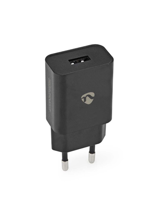 Nedis Netzladegerät 12 W 1x 2.4 A A - Anzahl der Ausgänge: 1x USB-A, Kein Kabel im Lieferumfang enthalten, Single Voltage Output