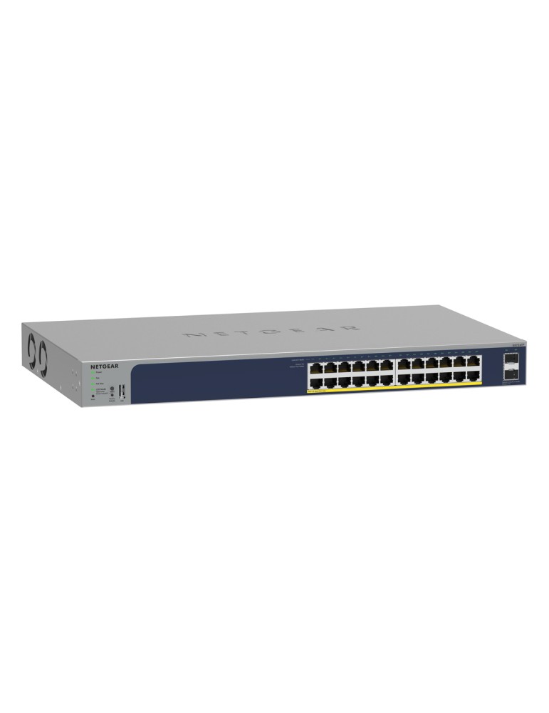 NETGEAR GS724TP Smart Managed Switch 24x Gigabit Ethernet (24x PoE+, max. 190W), 2x 1 Gbit/s SFP