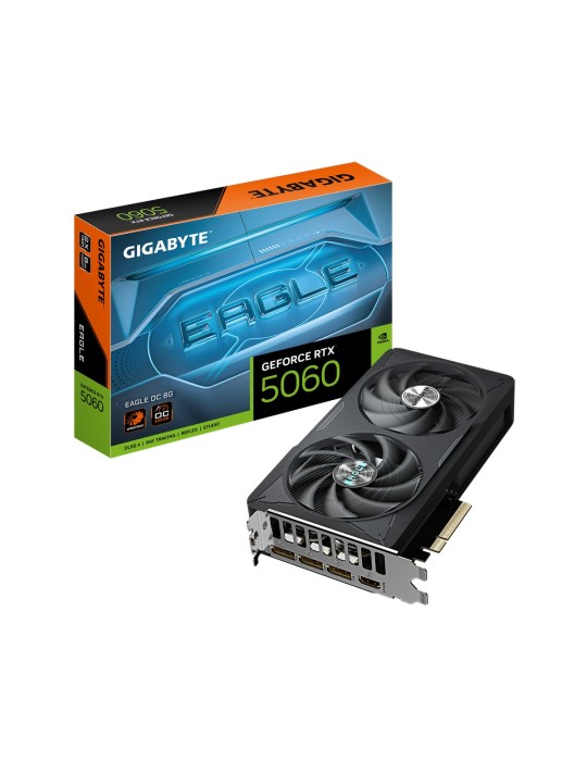 Gigabyte GeForce RTX 5060 EAGLE OC 8G Grafikkarte - 8GB GDDR7, HDMI, 3x DP