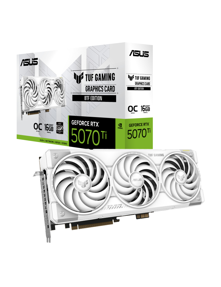 ASUS TUF Gaming GeForce RTX 5070 Ti Weiß OC Edition