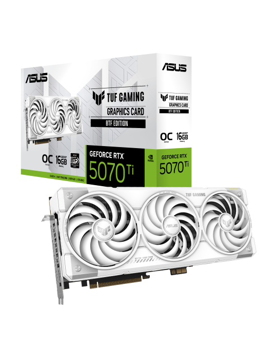 ASUS TUF Gaming GeForce RTX 5070 Ti Weiß OC Edition