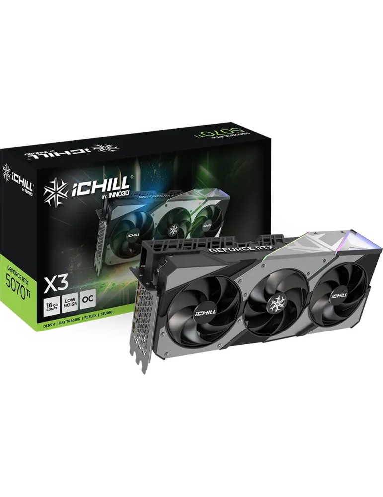 INNO3D GeForce RTX 5070 Ti iCHILL X3 - 16GB GDDR7, HDMI, 3x DP