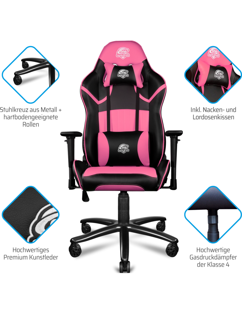 Gaming Stuhl ONE GAMING Chair Pro Pink