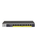NETGEAR GS108LP 8-Port Unmanaged Switch [8x Gigabit-LAN, PoE+ 60W, Lüfterlos]