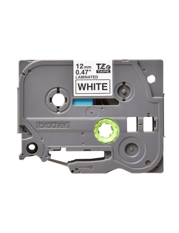 Brother TZe-231 Schriftband – schwarz auf weiß laminiert | 12 mm breit, 8 m lang | Für Kompatibilität, siehe Artikel-Beschreibun