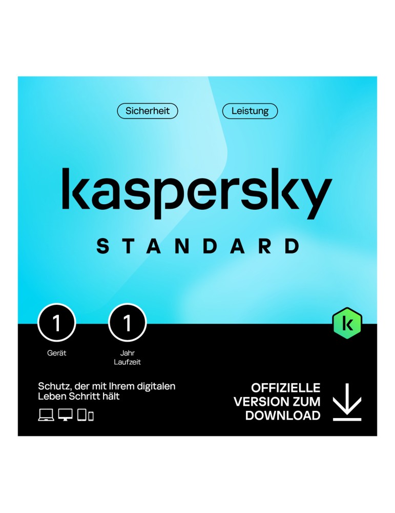 Kaspersky Standard Anti-Virus [1 Gerät - 1 Jahr]