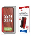DISPLEX Privacy Full Cover Panzerglas (10H) für Samsung Galaxy S24+/S25+