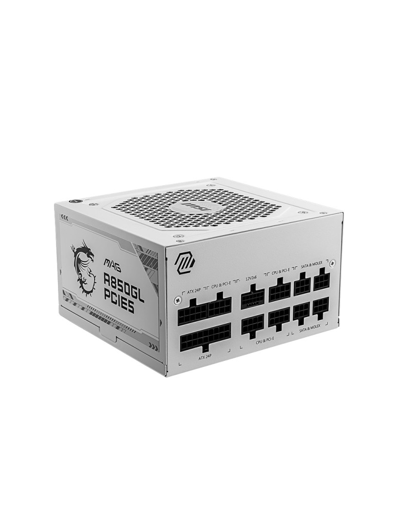 MSI MAG A850GL PCIE5 WHITE | 850W PC-Netzteil
