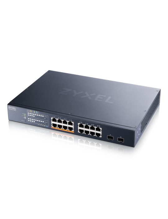 Zyxel XMG1915-18EP Smart Managed Switch 16x 2.5G Ethernet (8x PoE++, max. 180W), 2x 10G SFP+