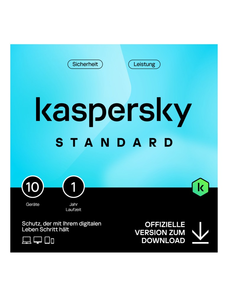 Kaspersky Standard Anti-Virus [10 Geräte - 1 Jahr]