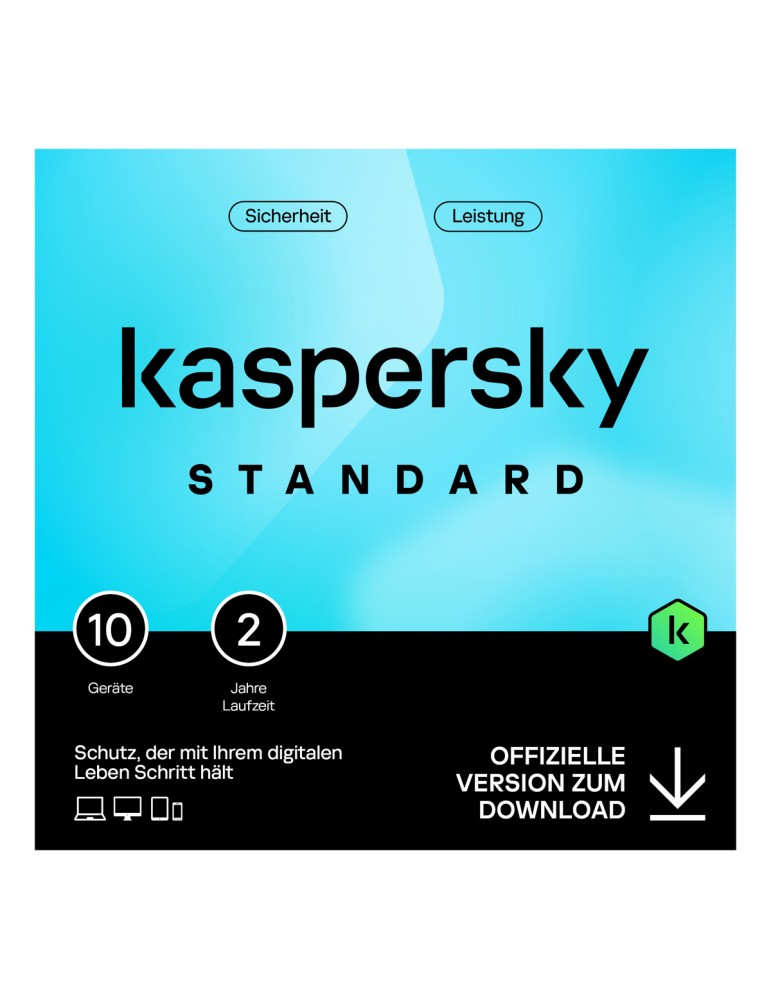 Kaspersky Standard Anti-Virus [10 Geräte - 2 Jahre]