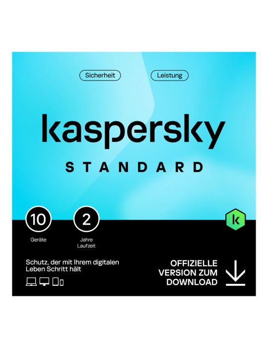 Kaspersky Standard Anti-Virus [10 Geräte - 2 Jahre]