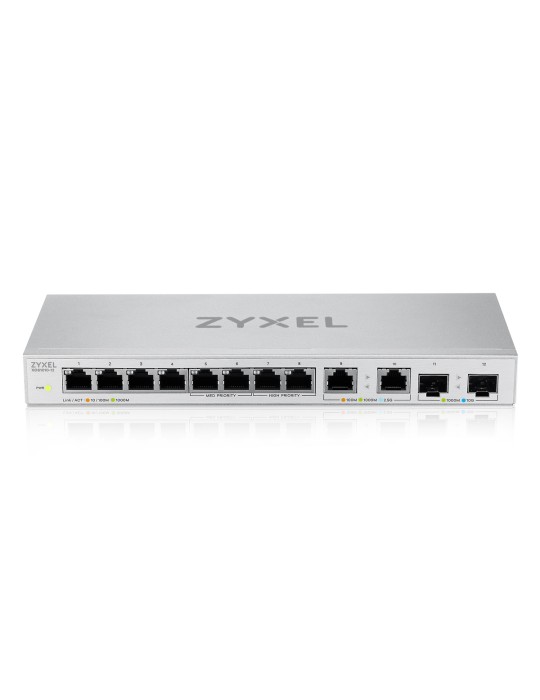 Zyxel XGS1010-12 Unmanaged Switch 8x 1G Ethernet, 2x 2.5G Ethernet, 2x 10G SFP+