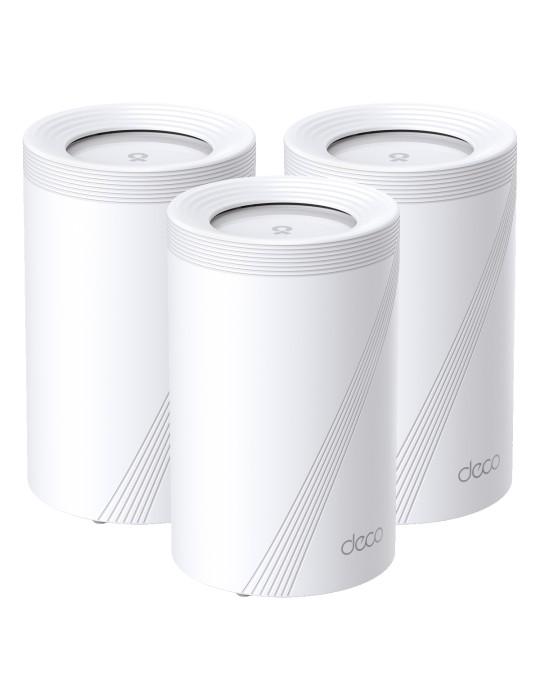 TP-Link Deco BE65 WiFi 7 Mesh System, 3er Pack BE9300 Tri-Band, 4x 2.5 GbE LAN/WAN