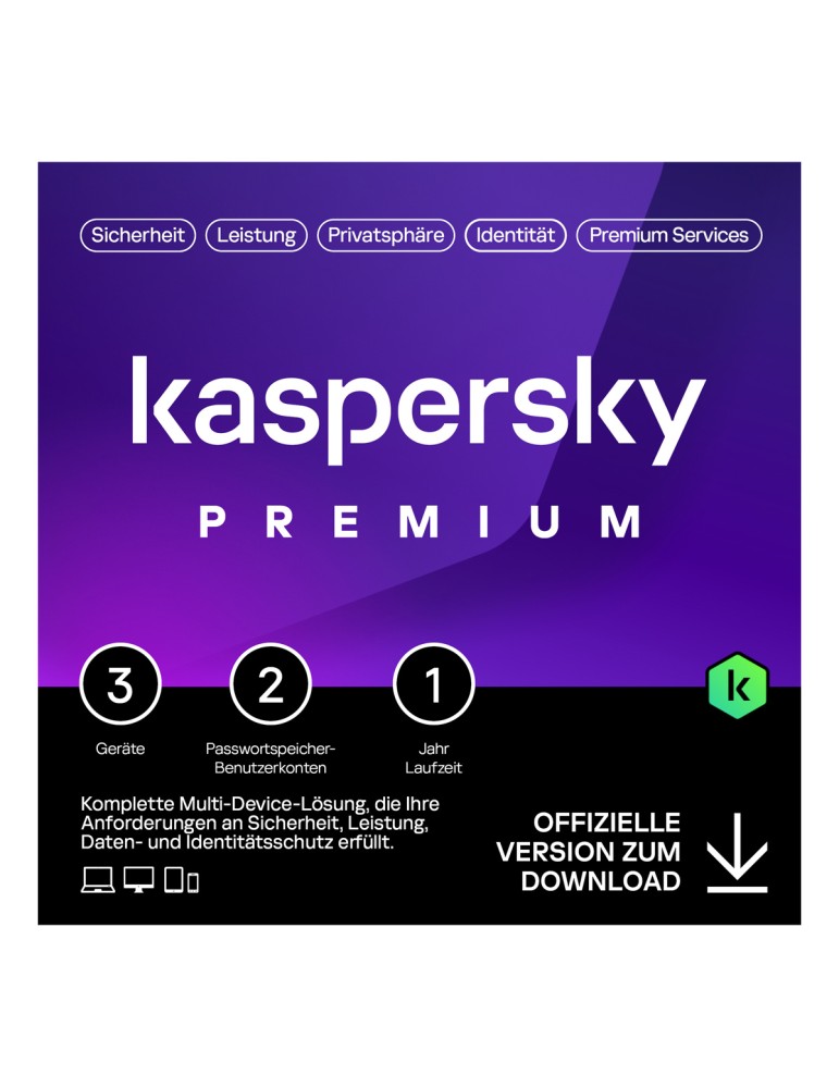 Kaspersky Premium Total Security [3 Geräte - 1 Jahr]