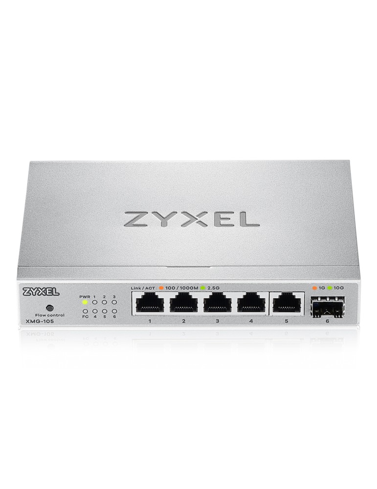 Zyxel XMG-105 Unmanaged Switch 5x 2.5G Ethernet, 1x 10G SFP+