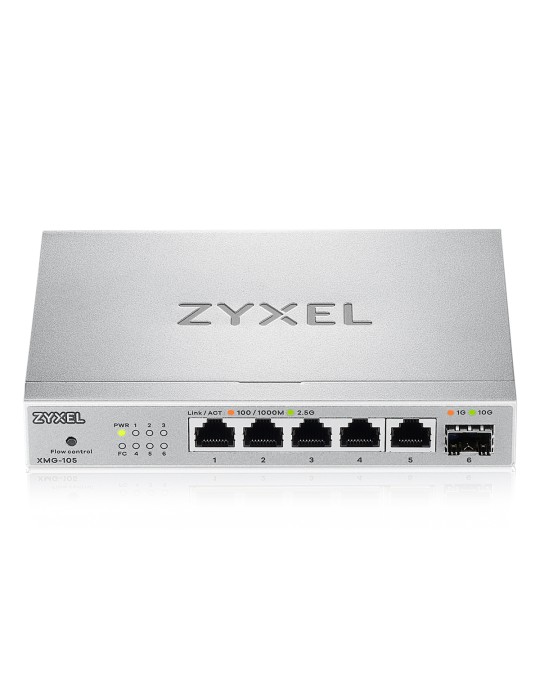 Zyxel XMG-105 Unmanaged Switch 5x 2.5G Ethernet, 1x 10G SFP+