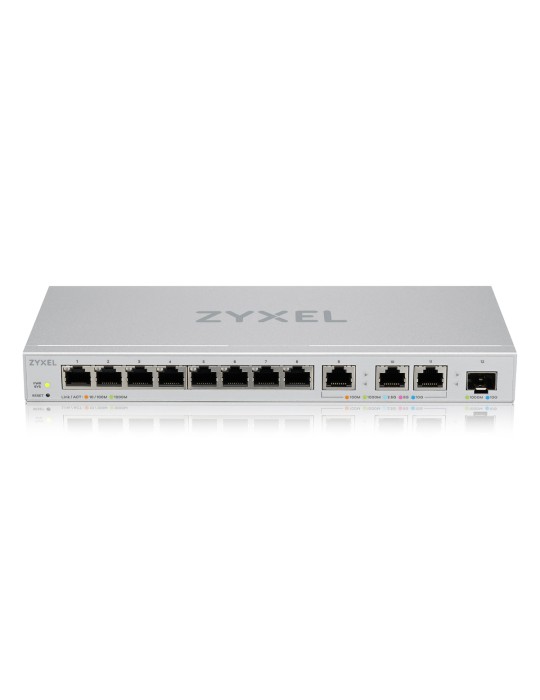Zyxel XMG-1250-12 Smart Managed Switch 8x 1G Ethernet, 3x 2.5G Ethernet, 1x 10G SFP+