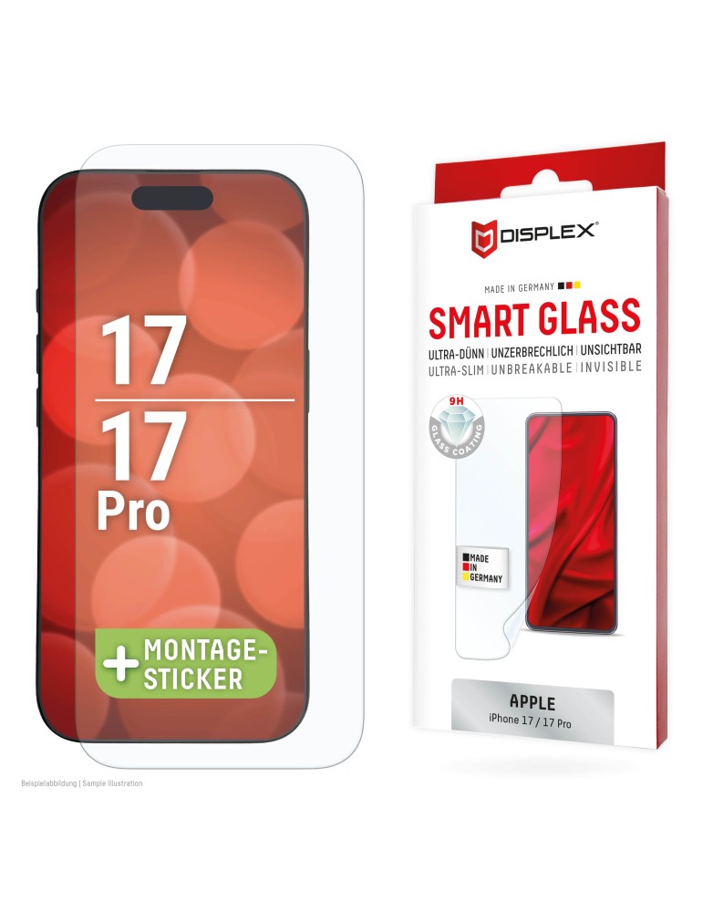 DISPLEX Smart Glass für Apple iPhone 17/17 Pro