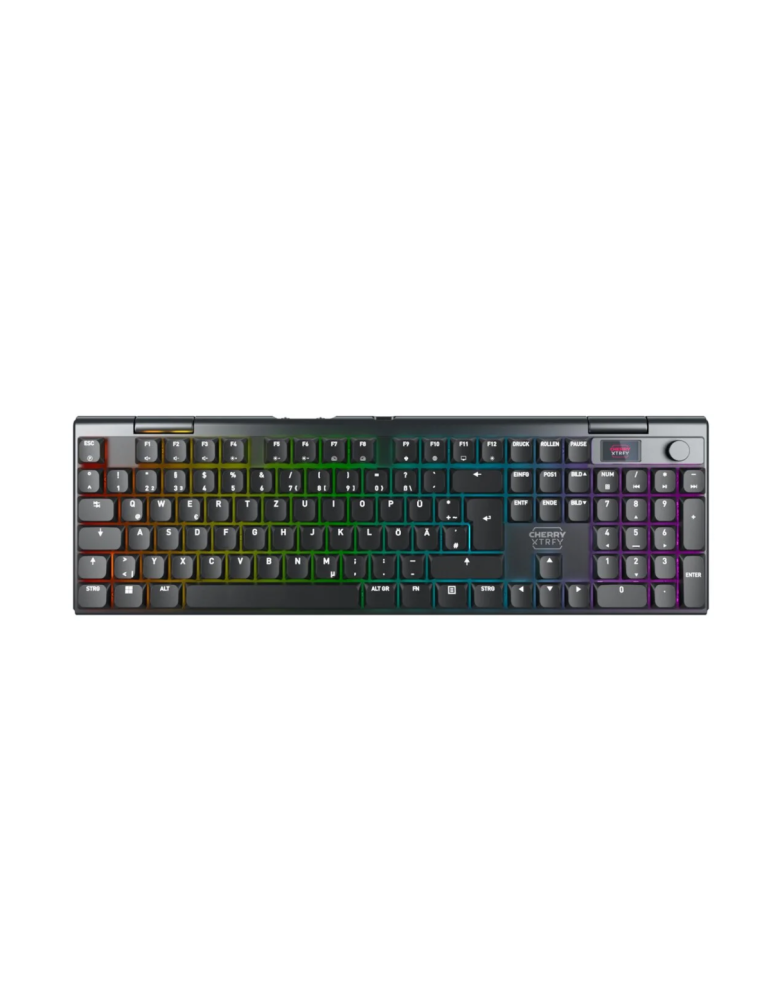 CHERRY XTRFY MX 10.1 Wireless, Schwarz - DE-Layout Mechanisches Low-Profile Gaming-Keyboard, MX LOW PROFILE 2.0 RED Switches