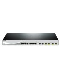 D-Link DXS-1210-12TC Smart Managed Switch 8x 10 Gbit/s Ethernet, 2x 10 Gbit/s SFP+, 2x 10GbE/SFP+ Combo