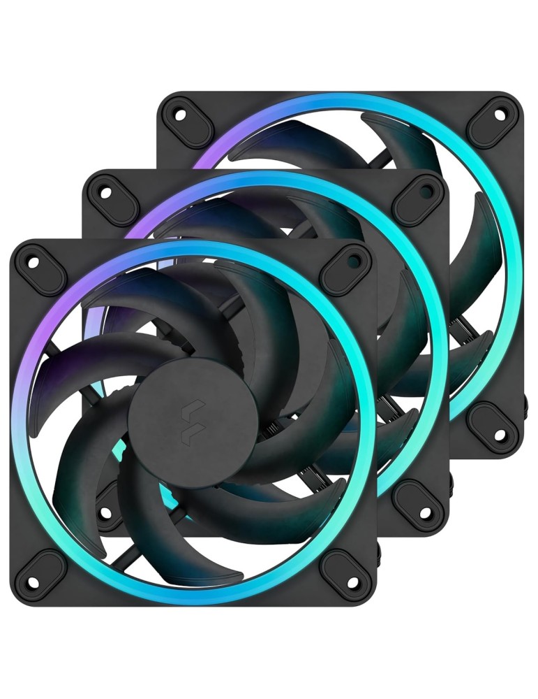 Fractal Design Momentum 12 RGB Black 3er-Pack | Gehäuselüfter