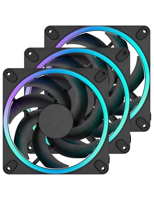 Fractal Design Momentum 14 RGB Black 3er-Pack | Gehäuselüfter