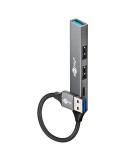 Goobay Slim 4-Port USB-Hub, USB-A auf USB-C™/USB-A, 5 Gbit/s